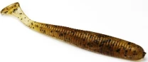 Bait Breath Fishtail Shad U30 2.8" 8шт #120 GREEN PUMPKIN/SEED фото