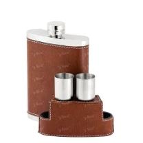 Фляга с рюмками Grand Way T16-4 8oz фото