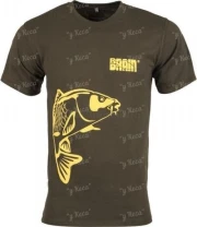 Футболка Brain Carp XXL оливка - фото