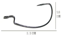 Крючки офсетные Gamakatsu Worm 330 Bottom Jigging №01 - фото