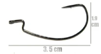 Крючки офсетные Gamakatsu Worm Offset EWG NS №01  фото