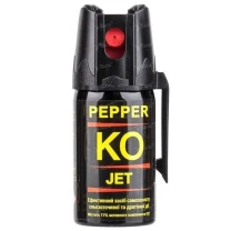 Газовый баллончик перцовый Ballistol Pepper KO Jet струйный 40мл фото