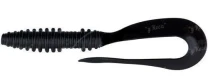 Силикон Keitech Mad Wag Mini 3.5" 001 Black 10шт - фото