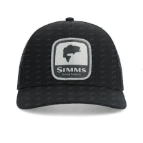 Кепка Simms Double Haul Icon Trucker Bass Black фото