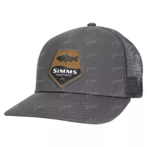 Кепка Simms Trout Patch Trucker Carbon фото
