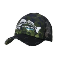 Кепка тракер Crazy Fish Camo Zander pro black M - фото