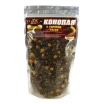 Коноплі 3KBaits розпарена 400г з горохом 70/30 фото