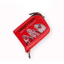 Кошелек для блесен Crazy Fish Spoon Case 13*20*3см Red фото