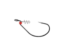 Крючки офсетные со штопором Gurza Worm 310 LEHS KE-3216 №1/0 4шт - фото