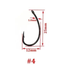Крючки Технокарп Curve Shank Hook №4 фото