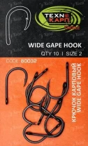 Крючки Технокарп Wide Gape Hook №6 фото
