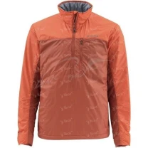 Куртка Simms Midstream Pul-Over Insulated Zip Neck Simms Orange 897AW-01-L - фото