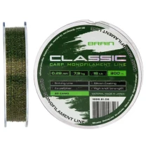 Леска Brain Classic Carp Line 3D camo 0.28mm 300m фото
