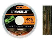 Шок лидер FOX Armadillo Shock & Snag Leader Camo 20m 40lb CAC745 - фото