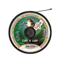 Поводковый материал Carp Zoom в оплетке Skinline camou 20m 25lb CZ1496 - фото