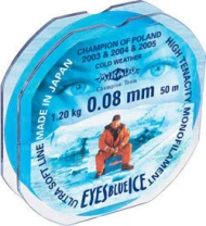 Леска Mikado EYES blue ICE 0.12 25м фото