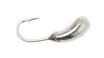Мормышка Fishing ROI Башмачок с отверстием 3.0мм серебро фото
