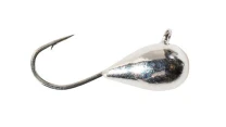 Мормышка Fishing ROI Капля с ушком 3.0мм 1103-S серебро - фото