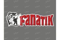 Наклейка FANATIK 13*4см фото