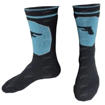 Шкарпетки Flagman Трекінгові Extra Heat Merino Wool Higth 39-41 (S) BlackBlue - фото