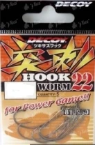 Крючки офсетные Decoy Hook Worm 22  фото