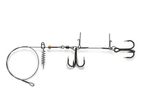 Оснастка для силикона Gurza Stinger Pike Rig Duo ST36 BC №1/0 черные - фото