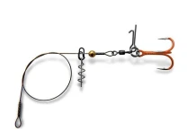 Оснастка для силикона Gurza Stinger Pike Rig ST36 BC №2 оранжевый - фото