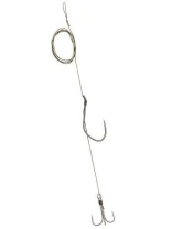 Оснащення на сома Carp Zoom Catfish Rig 1.3м гачок 8/0 і трійник 5/0 CZ5546 - фото