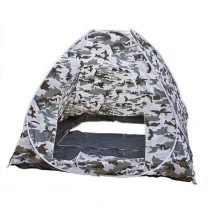Палатка зимняя Lanyu белый камуфляж с дном 2.0*2.0*1.3м фото