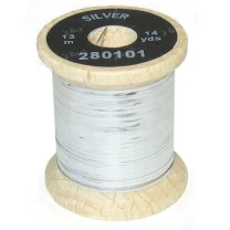 Плоский люрекс Sybai Flat Tinsel - Silver - фото