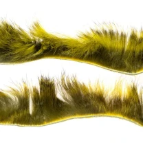 Полоски меха кролика продольные Strike Rabbit Strip Crosscut -Greezzly Olive фото