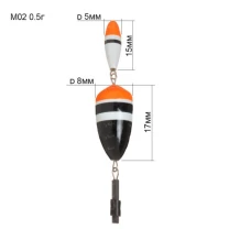 Поплавець зимовий Fishing ROI M02 0.5g фото