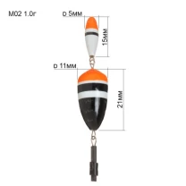 Поплавець зимовий Fishing ROI M02 1.0g фото