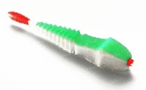 Поролоновая рыбка под офсет Levsha 3D ExStream 10см WGr - фото