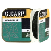 Поводковый материал GC G.Carp Strong Braid Hooklink X6 20м 20lb - фото