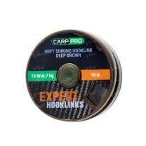 Поводковый материал мягкий Carp Pro Soft sinking Hooklink Brown 10m 15lb фото