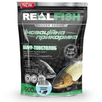 Прикормка RealFish Амур-Толстолоб топленое молоко 1кг фото