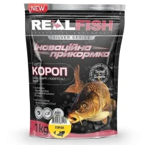 Прикормка RealFish Карп горох 1кг фото