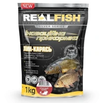 Прикормка RealFish Линь-Карась Красный червь 1кг  фото