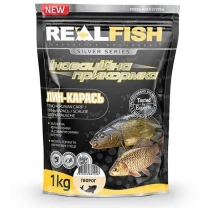 Прикормка RealFish Линь-карась Творог 1кг фото