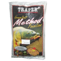 Прикормка Traper Method Feeder 750г Halibut чорна 00180 фото