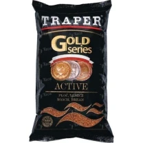 Прикормка Traper 1кг Gold Active чорна 00130 фото