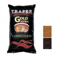 Прикормка Traper 1кг Gold Competition чорна 00098 фото