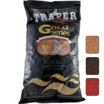 Прикормка Traper 1кг Gold Magic коричнева 00008 фото