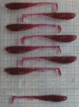 Molix Ra Shad 3" 8шт #12 Plum фото