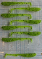 Molix Ra Shad 3" 8шт #33 Chartreuse фото