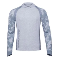 Реглан Favorite Hooded Jersey Universal Sun protect Light grey фото