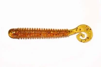 Силікон Reins G-tail Saturn micro 2" 598 Motor Oil Red Gold (20шт) фото