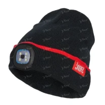 Шапка вязаная Lucky John Drop LED с фонариком 302776-03L - фото