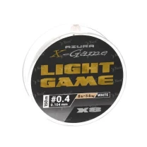Шнур Azura X-Game Light Game Nano PE X-8 150m #0.4 8lb White фото